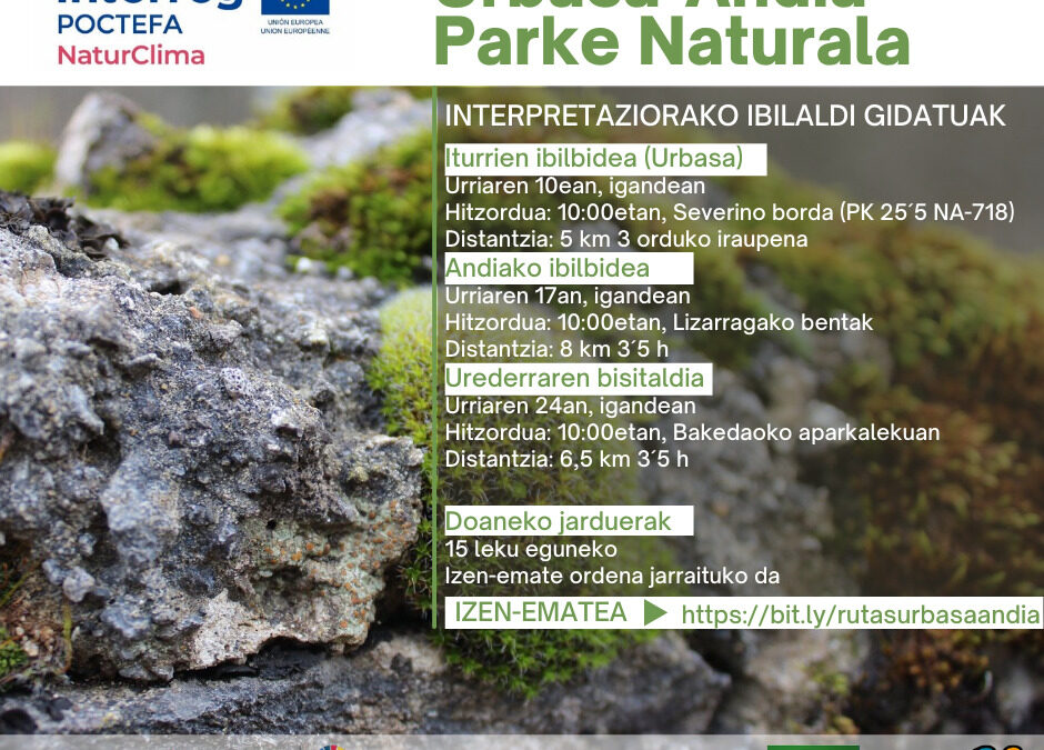 Ibilbide gidatu gehiago Urbasa-Andia parke naturalean